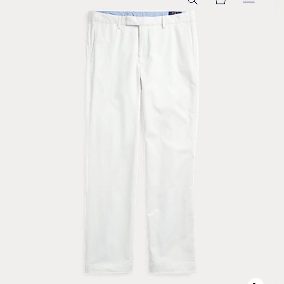 (Like New) Polo Ralph Lauren Slim Fit Chino - White - Picture 4 of 7